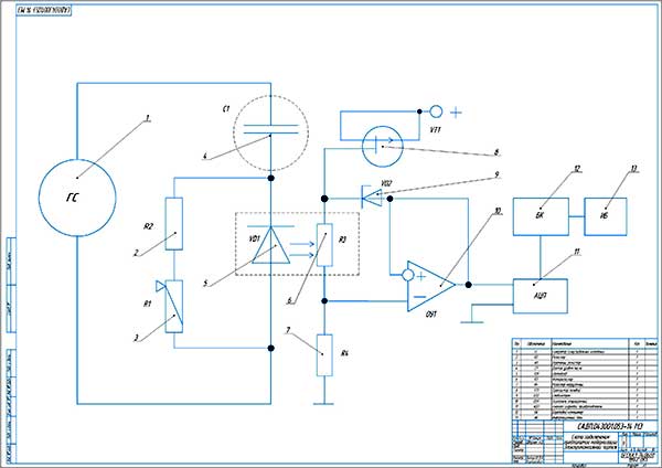 Схема подключения датчика уровня масла и электромагнитного клапана